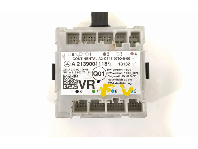 Блок комфорта A2139001118   Mercedes-Benz E AMG W210   