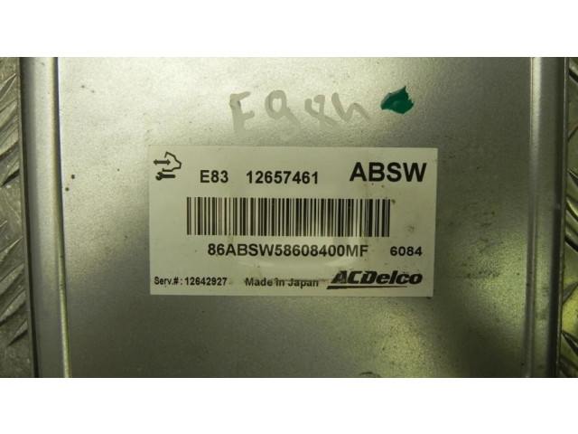 Блок управления 12657461, E984 Vauxhall Corsa E