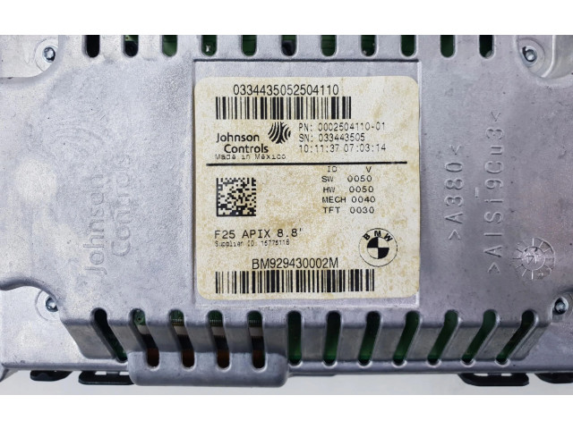 Дисплей       BMW X3 F25