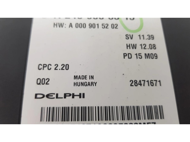 Блок управления 28471671, A2469005315 Infiniti Q30