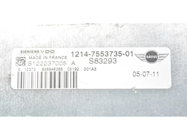 Блок управления двигателя 7553735   Mini One - Cooper R50 - 53