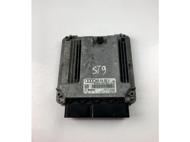 Блок управления двигателем Блок управления 4E0910552G Audi A8 S8 D3 4E