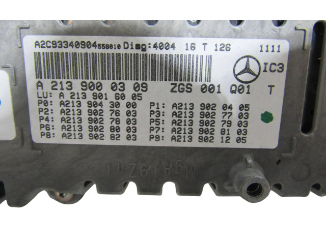 Přístrojová deska Mercedes-Benz E W213 2016 A2139000309