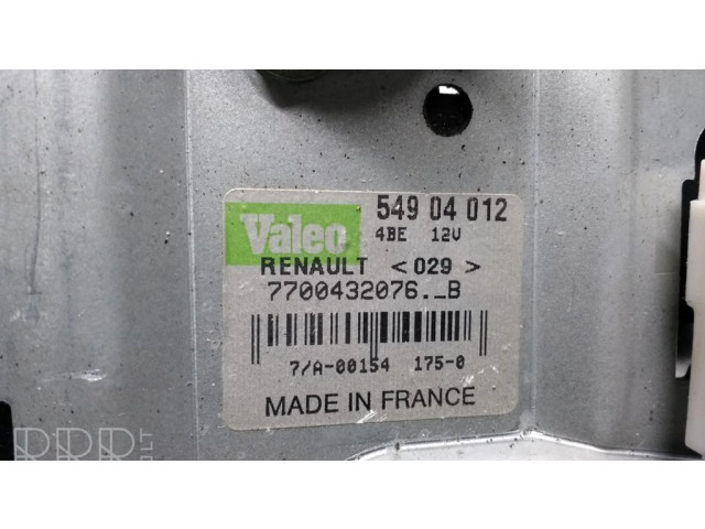 Моторчик заднего дворника 7700432076, 54904012 Renault Scenic RX