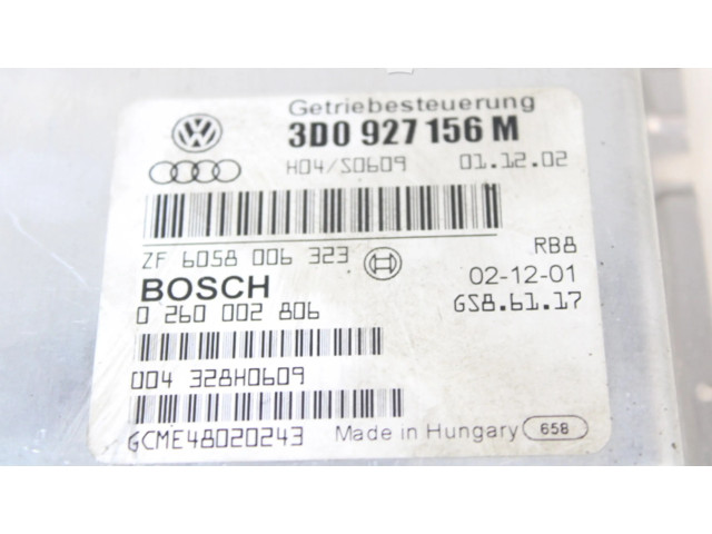 Блок управления двигателем Блок управления 0260002806   Volkswagen Phaeton