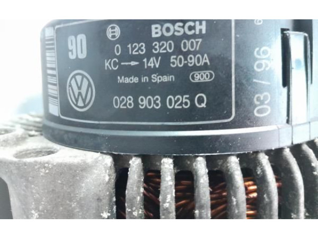 Генератор 028903025Q, 0123320007 Volkswagen Golf III