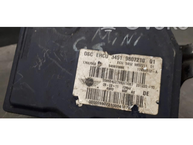 Jednotka ABS 9807210 Mini Cooper Countryman R60 2014