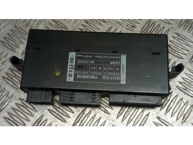 Блок комфорта YWC000760, 6011212012 Rover 75