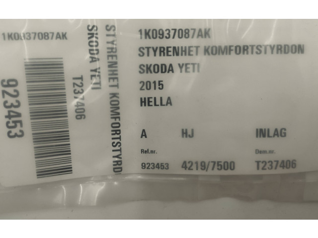 Блок комфорта 1K0937087AK, 5DK00965410   Skoda Yeti (5L)   