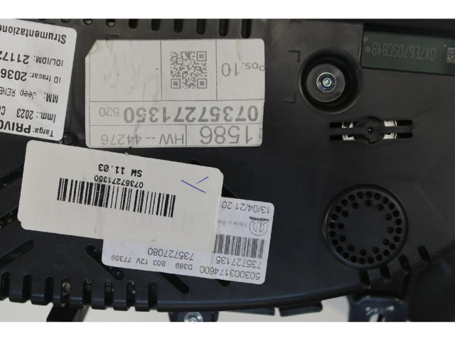 Панель приборов    Jeep Renegade       