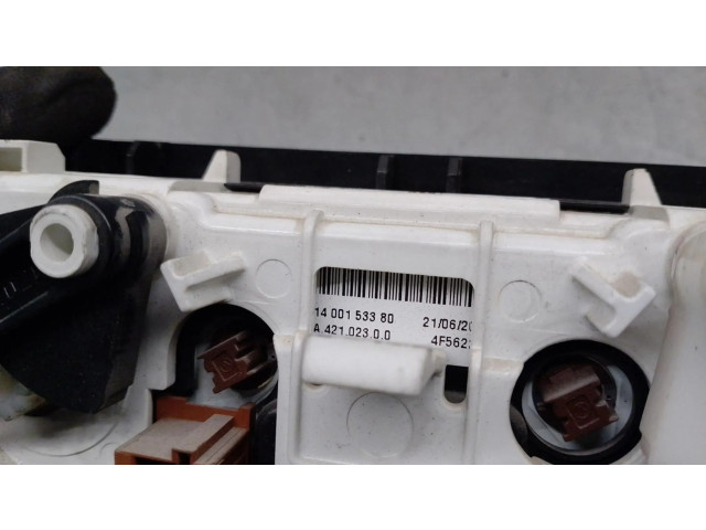 Блок управления климат-контролем 1400153380, 170740100   Fiat Scudo