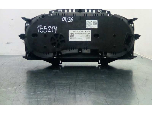 Geschwindigkeitsmesser Cockpit 5G1920751A Volkswagen Golf VII