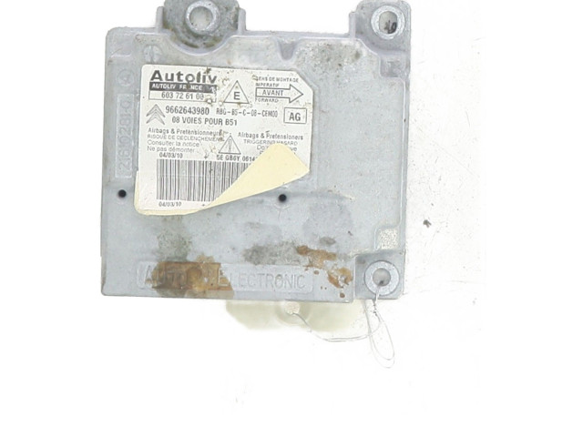 Блок подушек безопасности 9662643980   Citroen C4 I