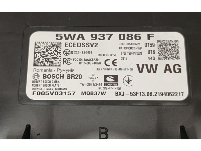 Блок комфорта 5WA937086F   Audi A3 8Y   