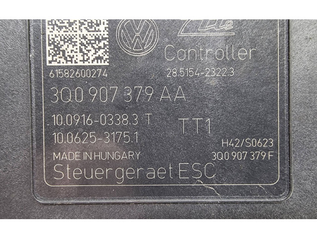 Блок АБС 3Q0907379AA, 28515423223 Audi A3 S3 8V 2013 - 2019 года