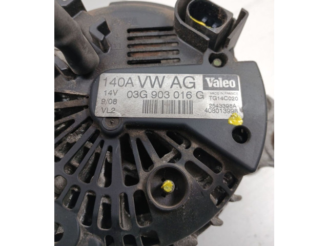 Генератор 03G903016G Audi A4 Allroad
