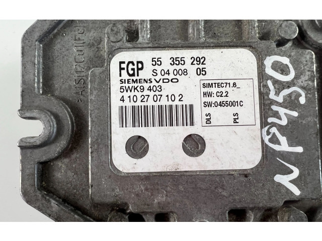 Řídící jednotka 55355292 Saab 9-3 Ver1 2005