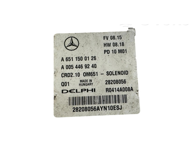 Řídící jednotka A6511500126, 28208056 Mercedes-Benz C W204 2012