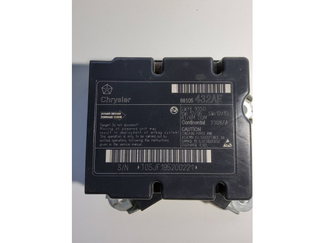 Блок подушек безопасности 68105432AF, 5WY89350   Chrysler Town & Country V