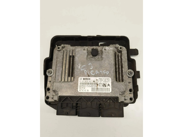Řídící jednotka 9666729580, 0281015847 Citroen C3 Picasso 2011