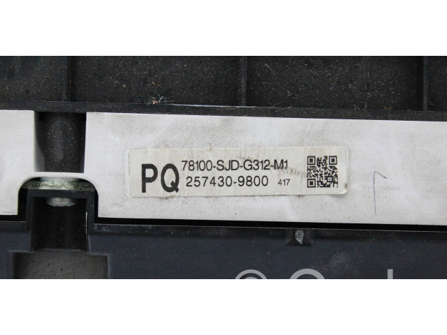Панель приборов 78100sjdg312m1, 2574309800 Honda FR-V