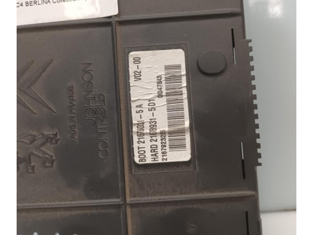 Блок предохранителей 9656530580 Citroen C4 I