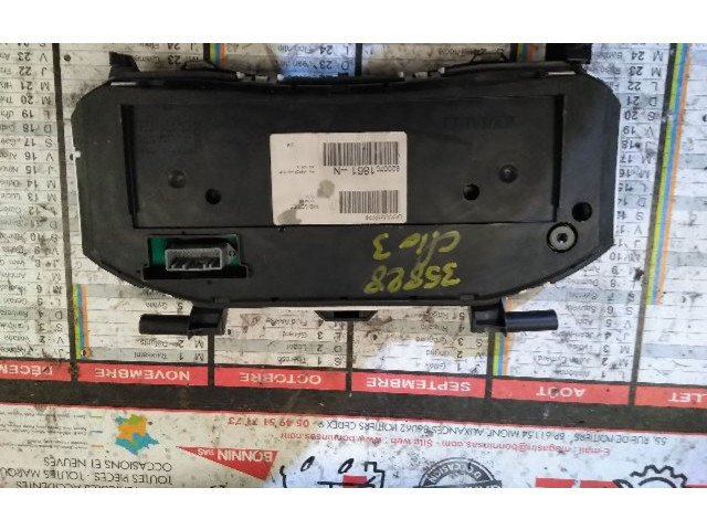 Панель приборов 8201031458, 8201031458   Renault Clio III       