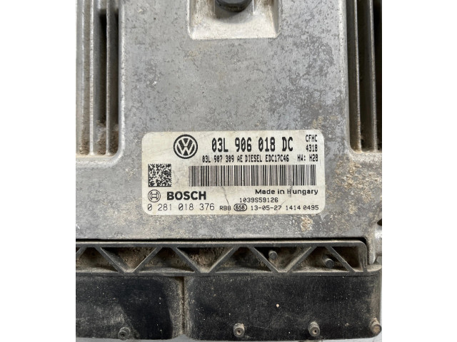 Řídící jednotka 03L906018DC, 03L907309AE   Volkswagen Caddy 2014