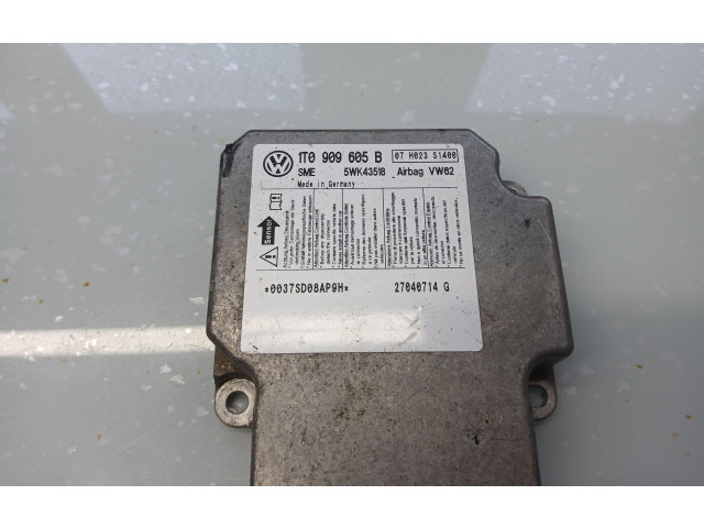 Блок подушек безопасности 1T0909605B, 27040714G   Volkswagen Touran I