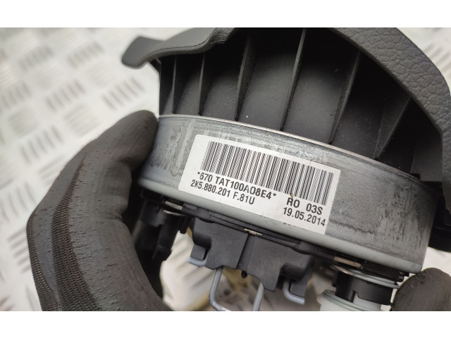 Подушка безопасности водителя 2K5880201F Volkswagen Caddy