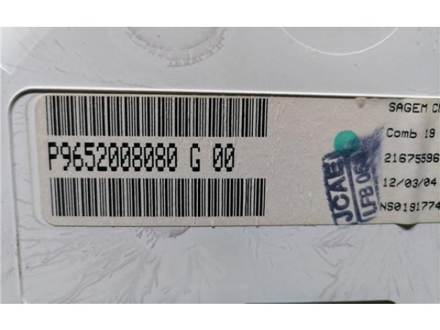 Панель приборов P9652008080, P9652008080   Citroen C2       