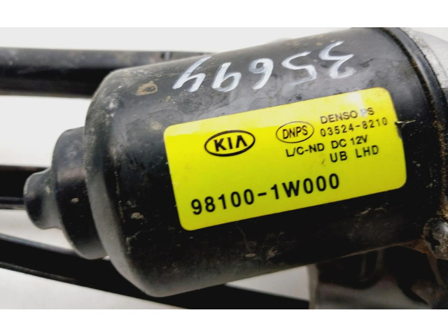Комплект механизма стеклоочистителей 981001W000    KIA Rio