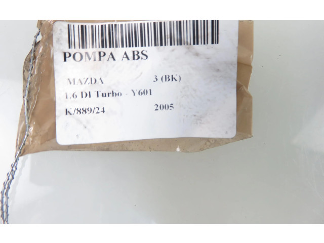 Блок АБС 10020700304, 3M512M110CA Mazda 3 I 2003 - 2006 года