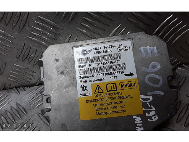 Блок подушек безопасности 345434601   Mini Cooper Coupe R58