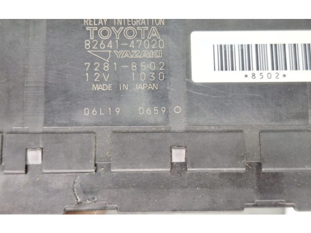 Pojistková skříňka 8264147020 Toyota Yaris 2009