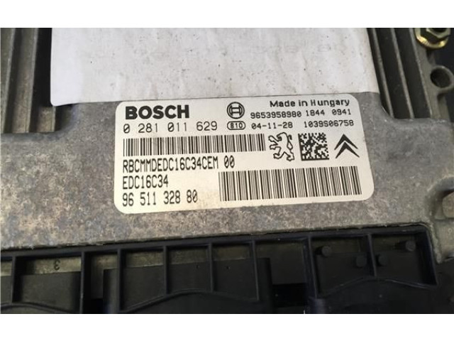 Блок управления 9651132880, 0281011629 Citroen C4 I