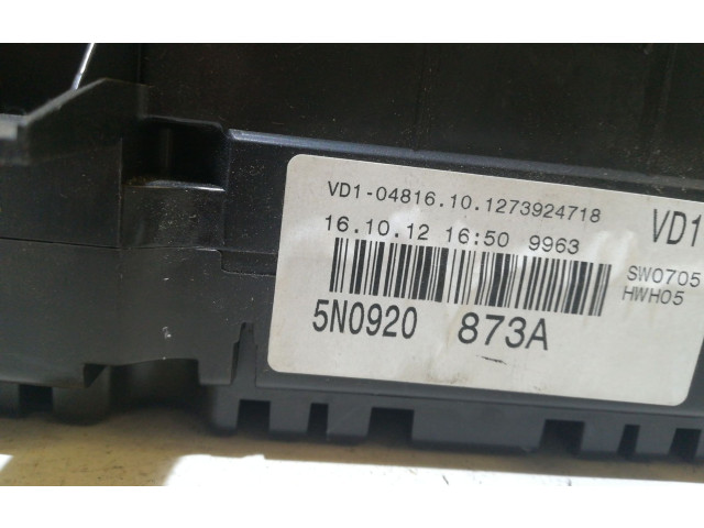 Přístrojová deska Volkswagen Tiguan 2008 5N0920873A