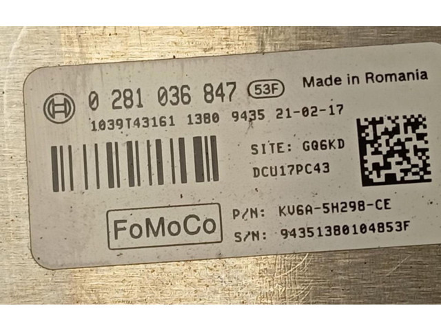 Блок управления двигателя 0281036847 Ford Ranger