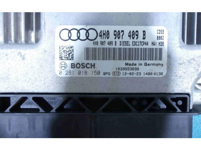 Řídící jednotka 0281018150, IMPRK900067 Audi A8 S8 D4 4H 2012