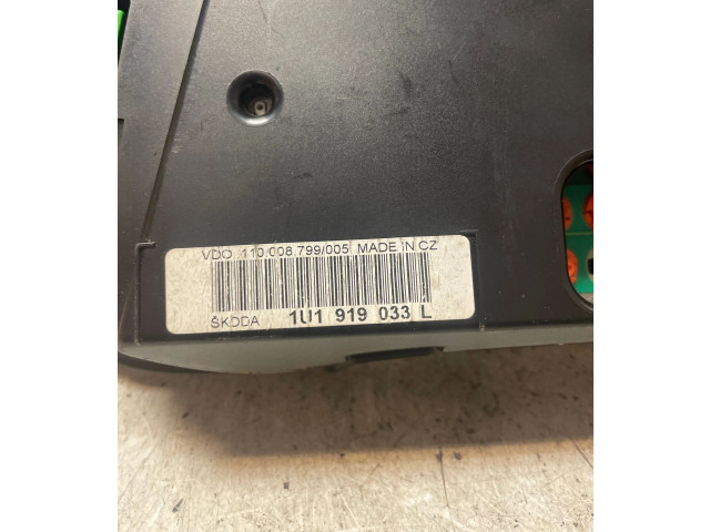 Панель приборов 1U1919033L, 110008799005 Skoda Octavia Mk1 (1U)