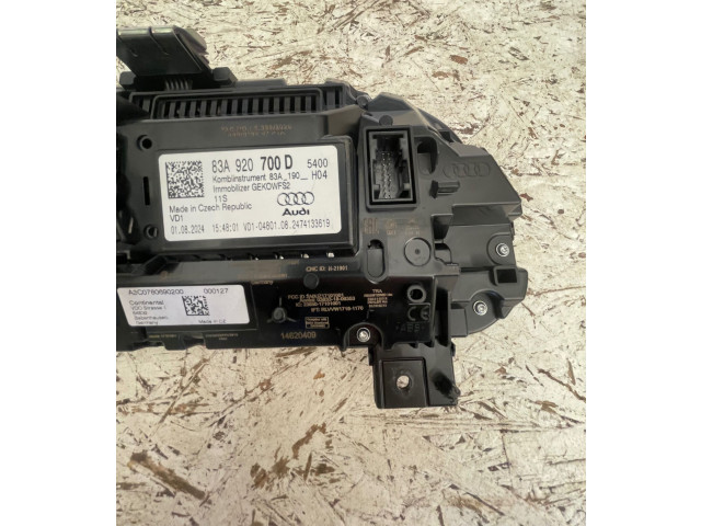 Панель приборов 83A920700d   Audi Q3 F3       