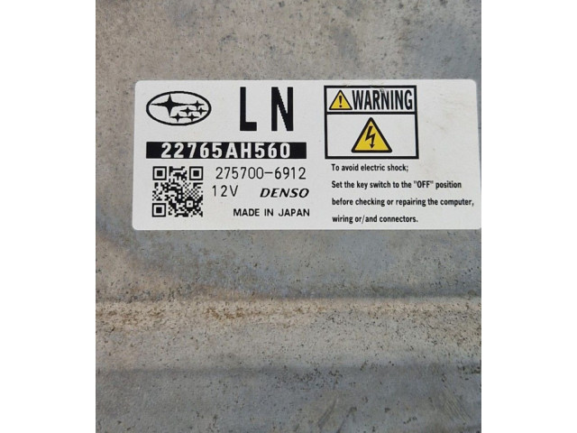 Блок управления двигателя 22765AH560, 2757006912 Subaru Forester SJ