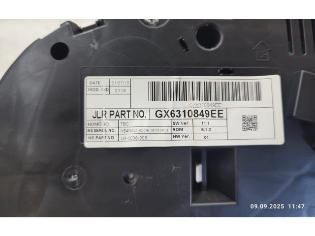 Панель приборов GX6310849EE   Jaguar XF X260       