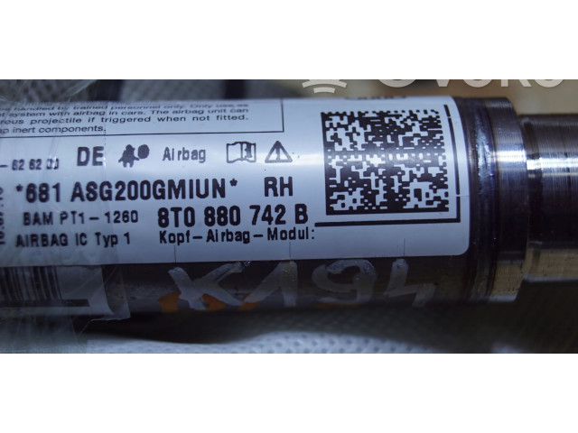 Боковая подушка безопасности 8T0880742B Audi A5 8T 8F