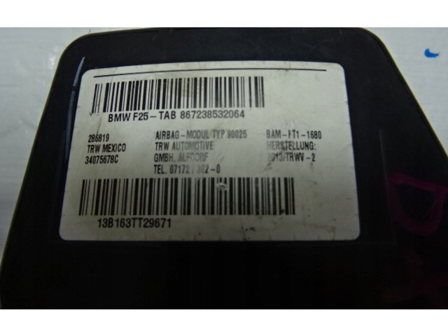 Подушка безопасности в сиденье 34075678C   BMW X3 F25