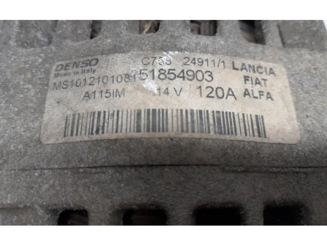 Генератор 51854903, MS1012101081 Alfa Romeo Giulietta