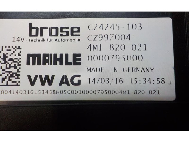 Вентилятор печки    4M1820021, 4M1820021   Audi A4 Allroad B9