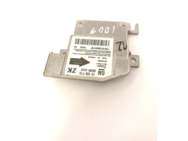 Блок подушек безопасности 13158713, 327963935 Opel Meriva A