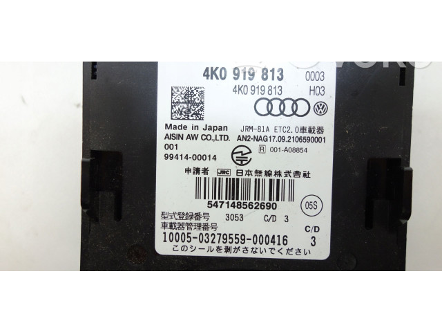 Блок управления 4K0919813, 4K0919813   Audi A1