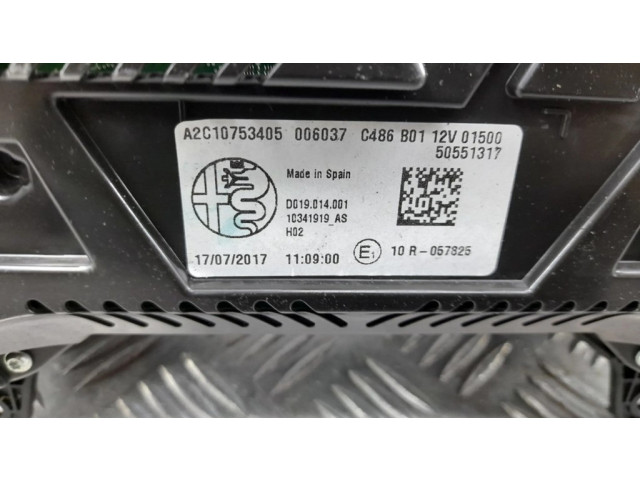 Přístrojová deska Alfa Romeo Stelvio 2018 50551317